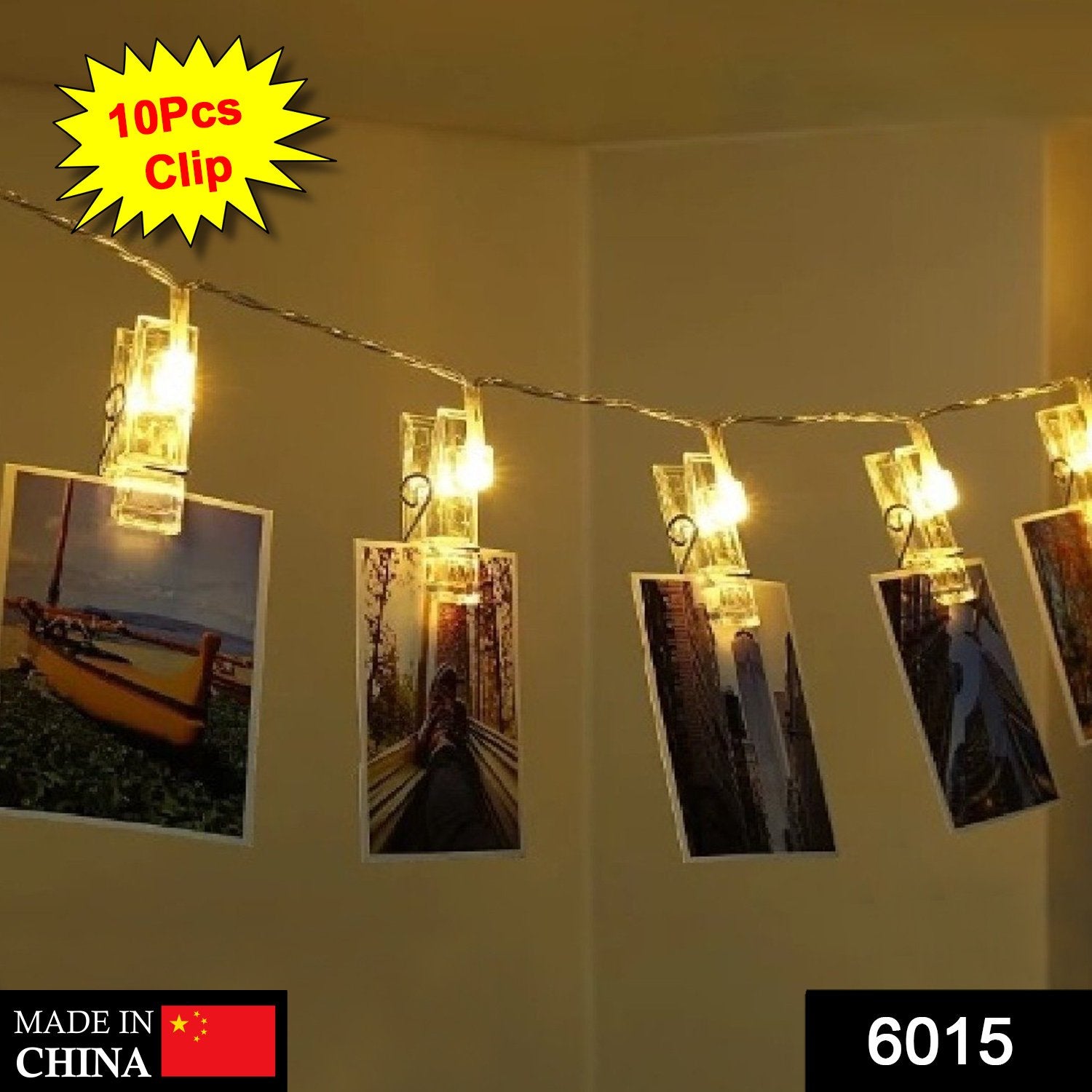 6015 Fairy Warm White Clip Lights for Photos