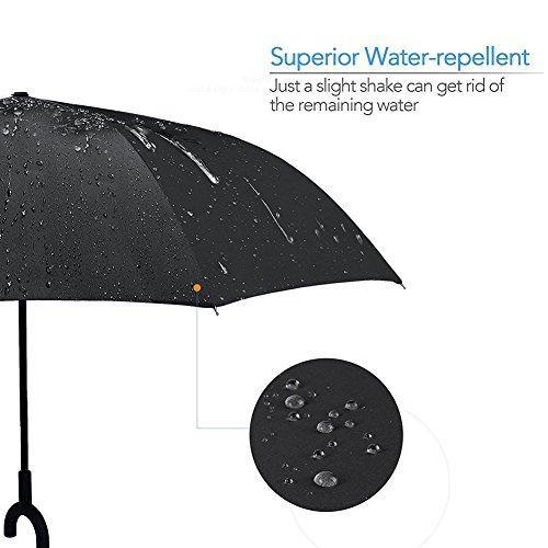 0233 Travel Windproof Umbrella (Reverse Umbrella) - SkyShopy