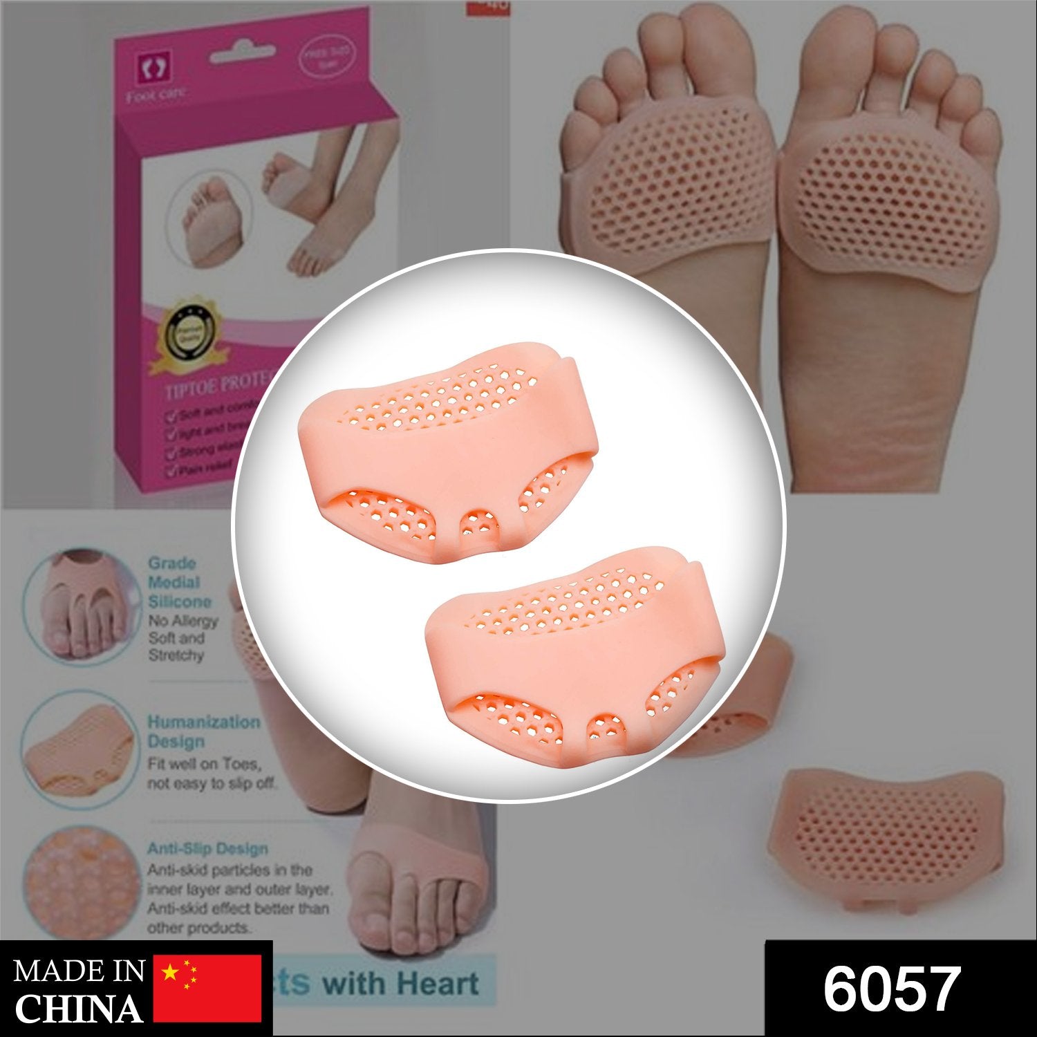 6057 Toe Separator Bunion Corrector Straightener Hallux Valgus Pain Relief | DeoDap