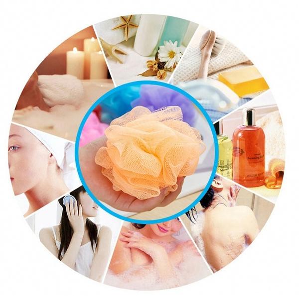 1462 Bath Sponge Round Loofah and Back Scrubber for Men and Women - SkyShopy
