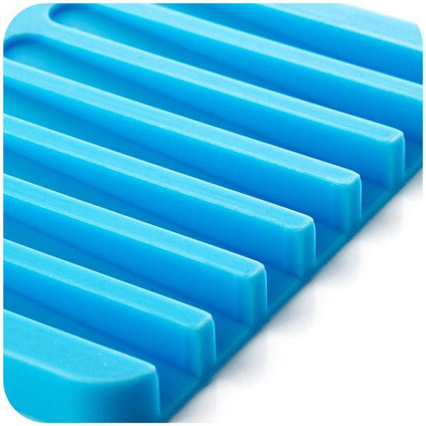 0810 Silicone Soap Holder Soap Dish Stand Saver Tray Case for Shower - SkyShopy