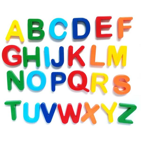 1924 Magnetic Letters to Learn Spelling - SkyShopy