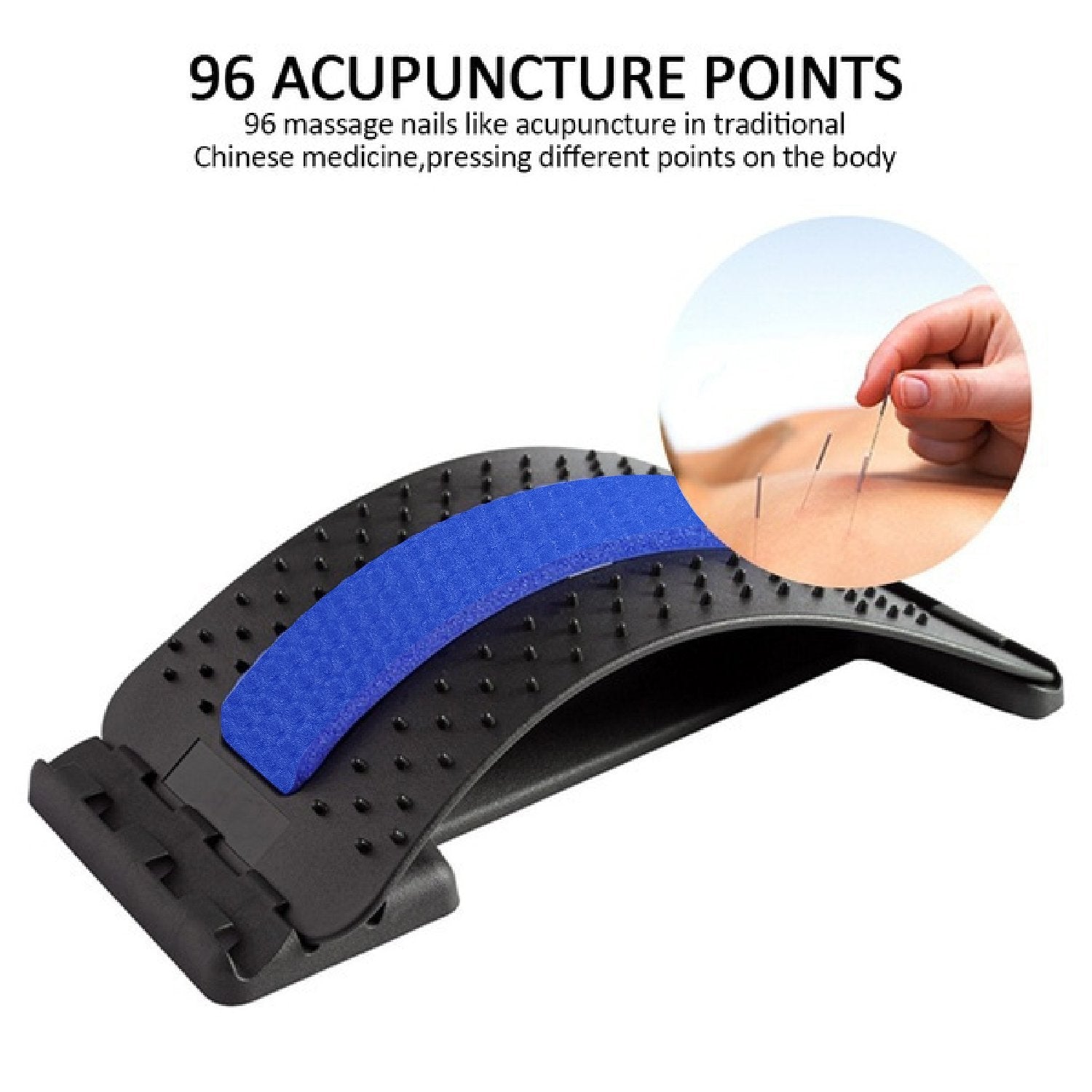 1653 Multi-Level Back Stretching Device Back Massager Lumbar Support - SkyShopy