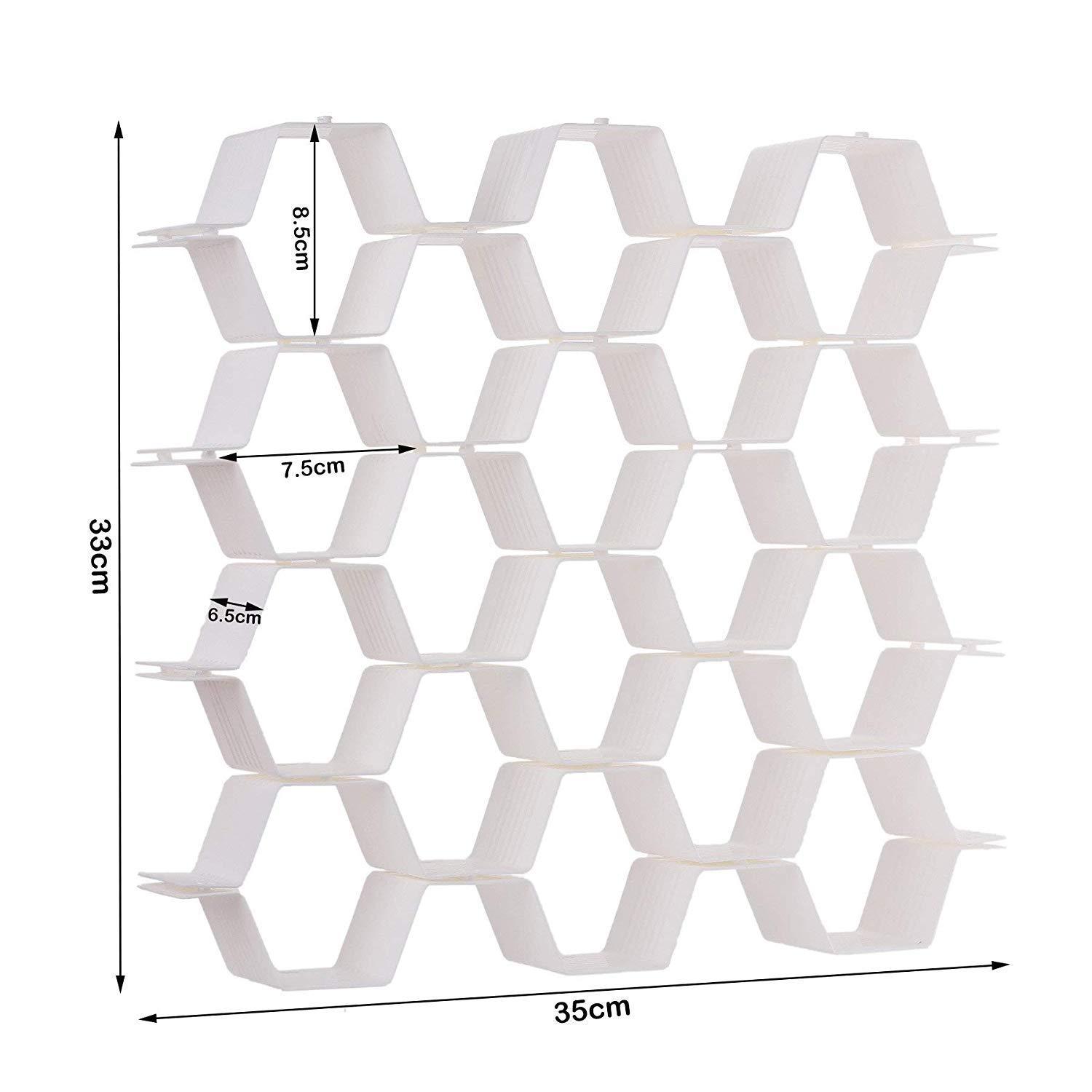 1125 Closet Organizer Drawer Dividers Plastic Partition Cabinet Clapboard - 8 Pcs - SkyShopy
