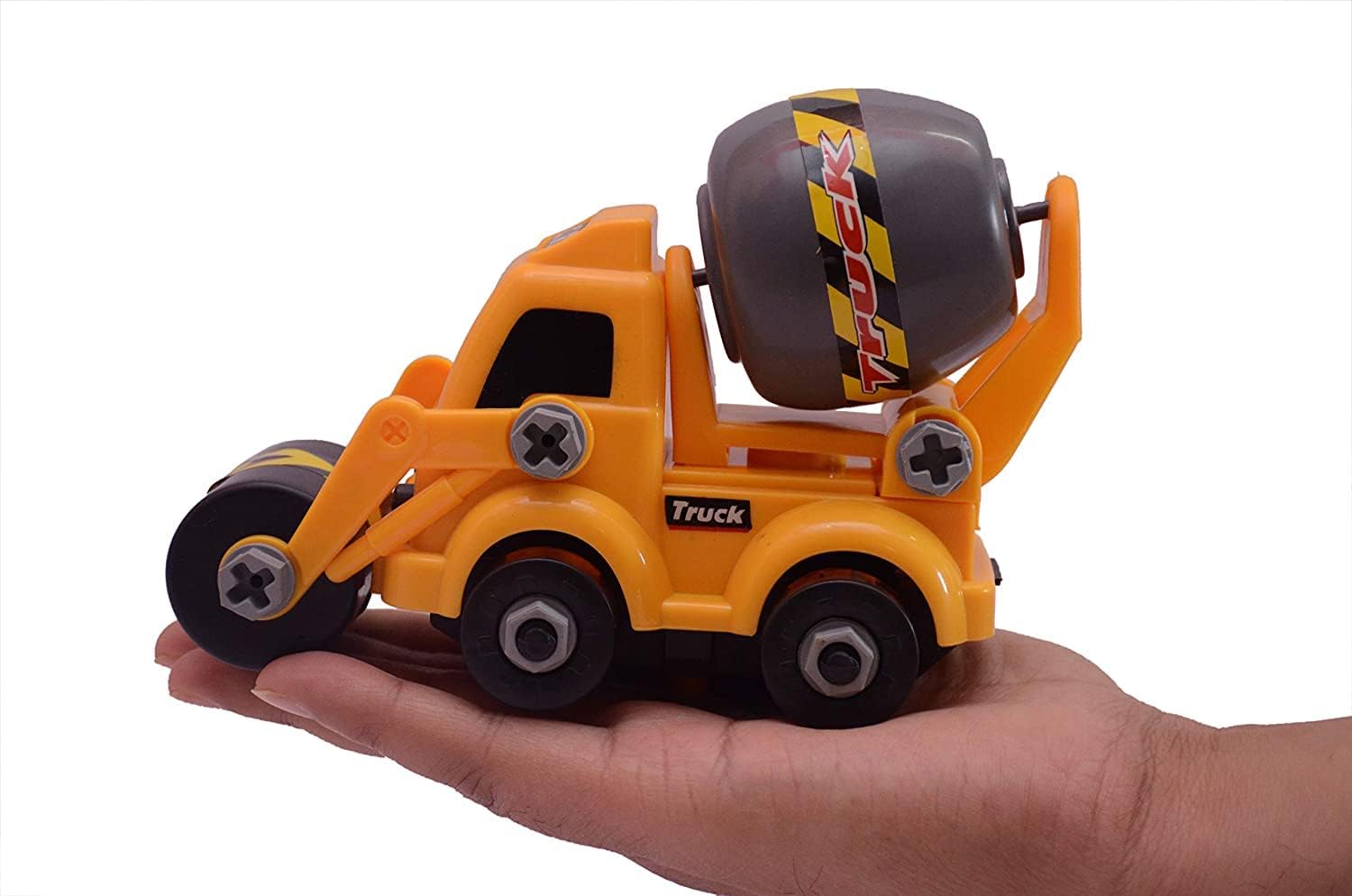 4565a Engineering vehicles Nut Assembly Vehicle Toy, DIY Nut Assembly Vehicle Model Toy Highly Simulation Children Kids Car Model Toy Set (2 Pc Set)