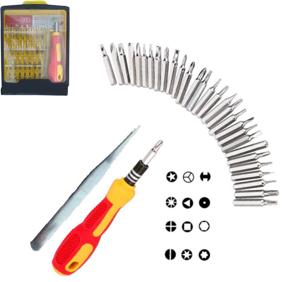 1540 Screwdriver Set 32 in 1 Magnetic Tool Kit With 30 Bits - SkyShopy