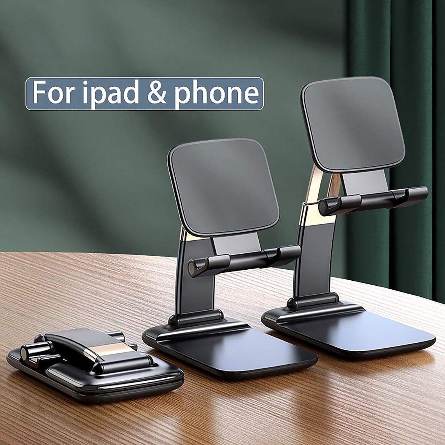 1286A Phone Holder for Table, Foldable Universal Mobile Stand for Desk DeoDap