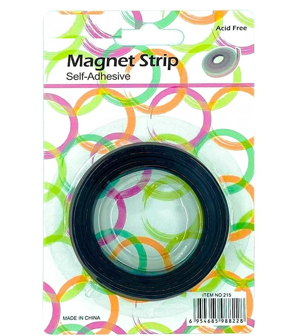 SkyShopy Self Adhesive Flexible Magnetic Tape 2cm x 1m with Adhesive Backing, Used for Crafts