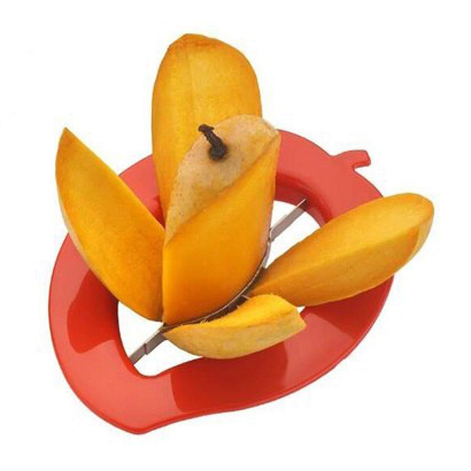 2356 Mango Cutter Chopper Slicer Tool Slicing With Non Slip Handles - SkyShopy