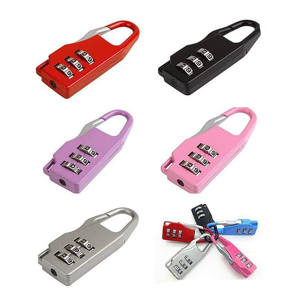 1243 Round Resettable Code Number Padlock - SkyShopy