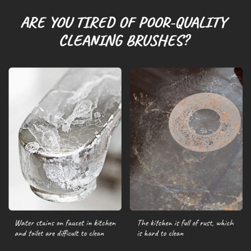 SkyShopy Rust Cleaning Easy Limescale Eraser Artifact, Stainless Steel Stains Eraser Decontamination Cleaner Eraser Rust Remover for Kitchen Home