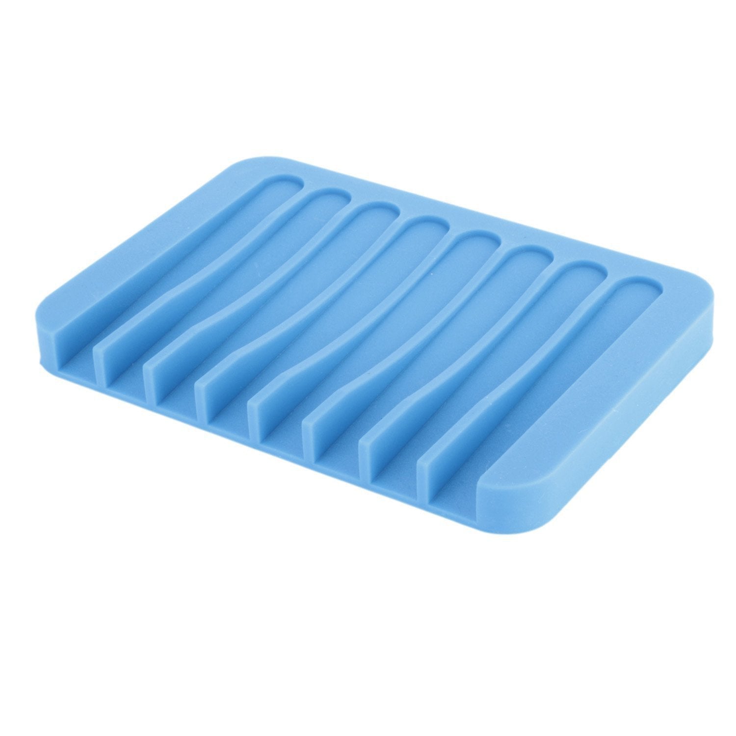 1071 Self Draining Drying Mat Silicone Soap Dish - SkyShopy