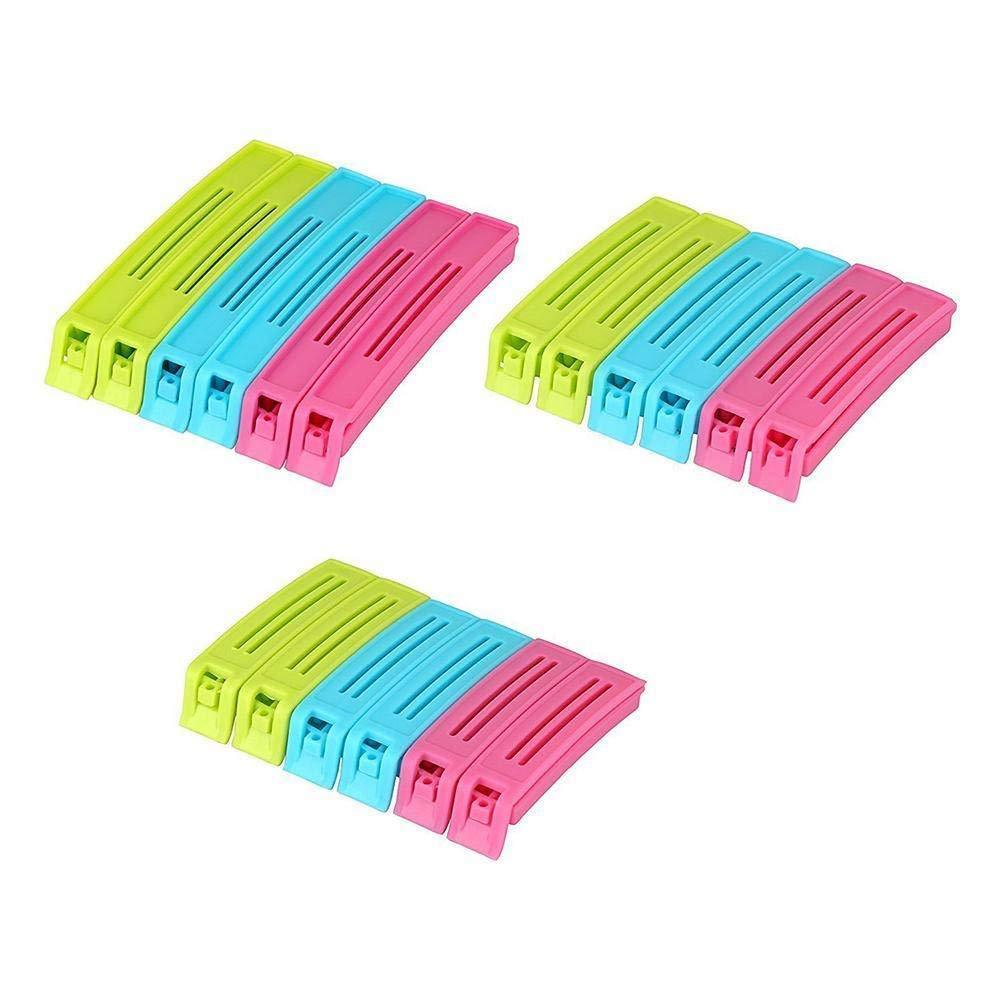 0105 Plastic Snack Bag Clip Sealer Set (18 Pcs, Multicolour) - SkyShopy