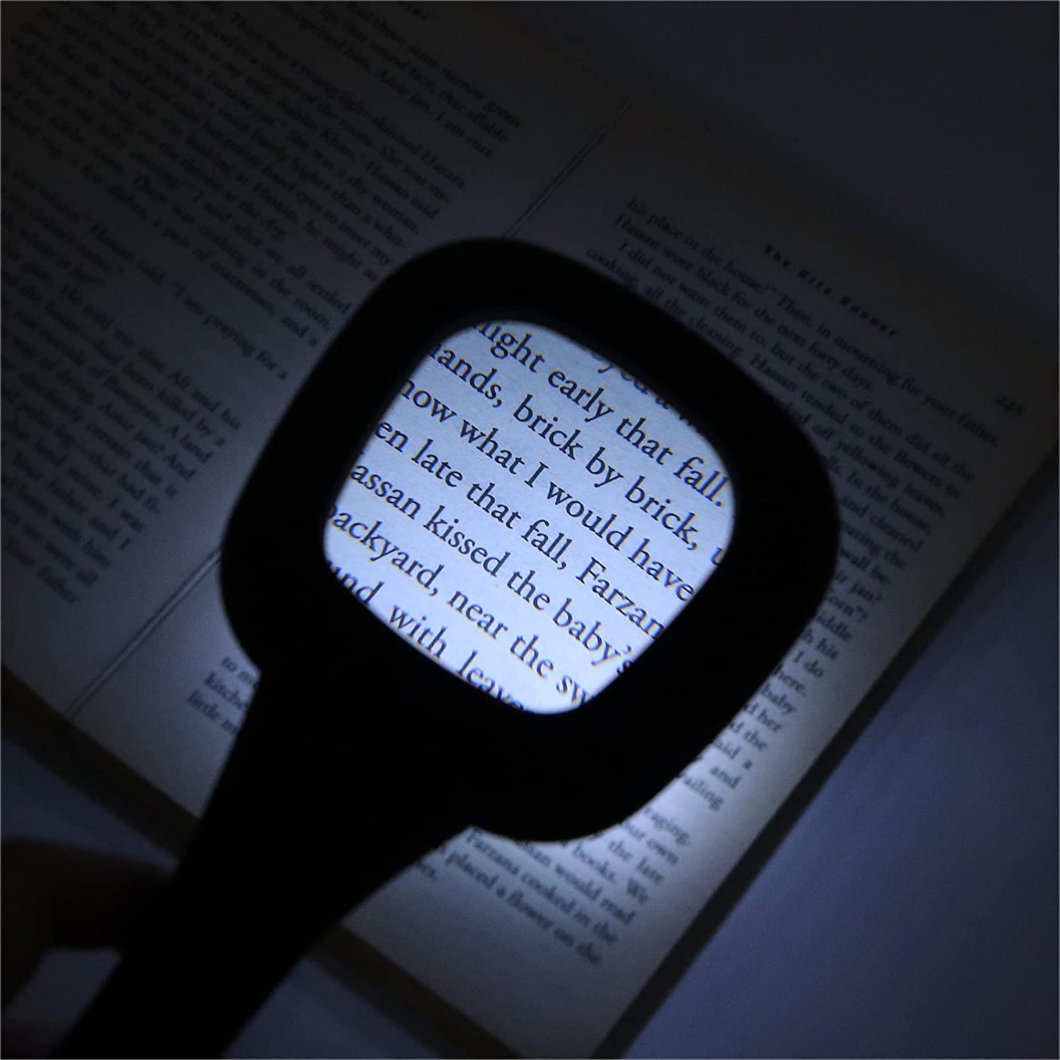 1573A Handheld Magnifying Glass 6 LED Illuminated Lighted Magnifier for Seniors Reading, Soldering, Inspection, Coins, Jewelry, Exploring DeoDap