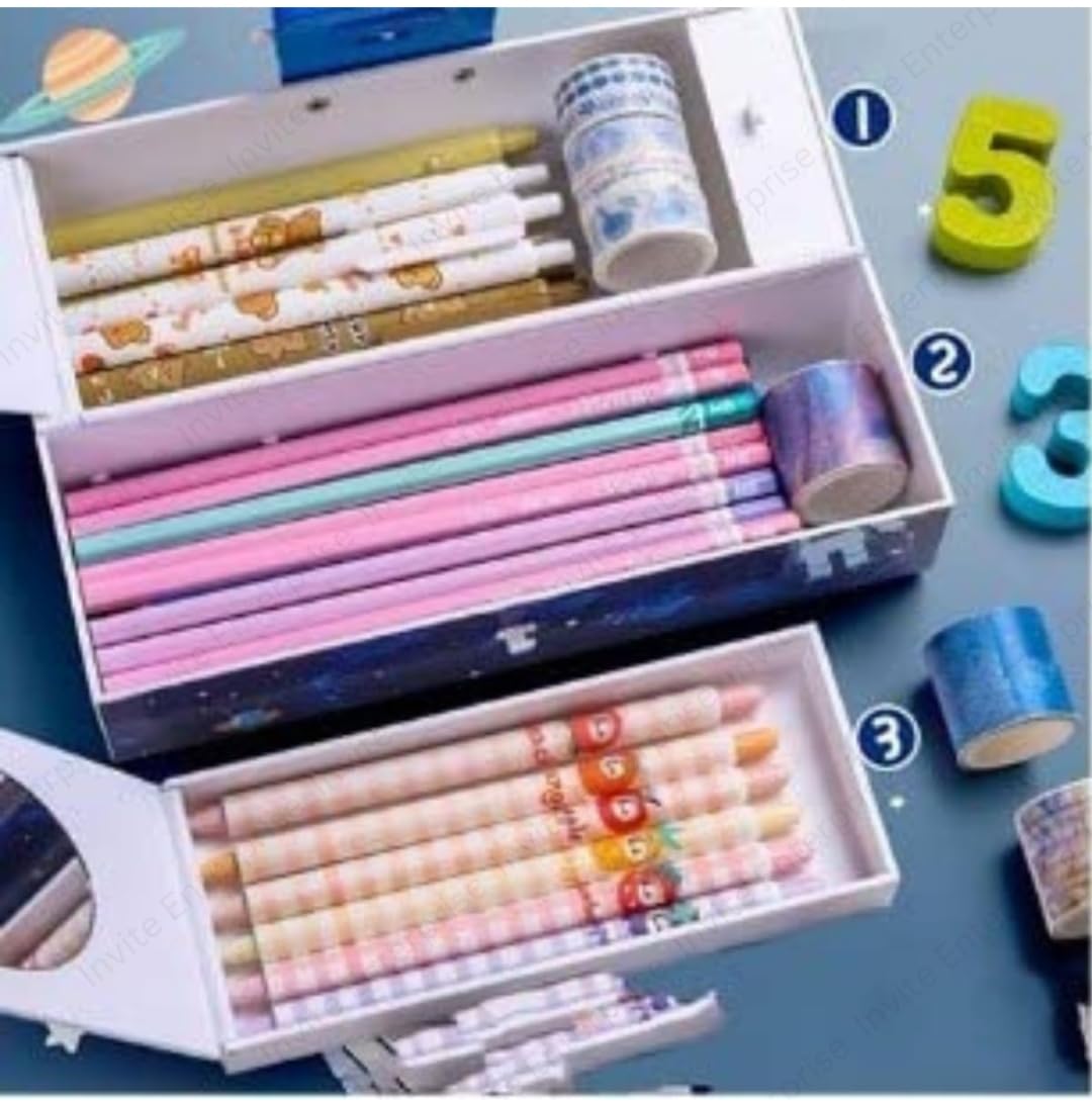 SkyShopy Suitcase style astronaut pencil box