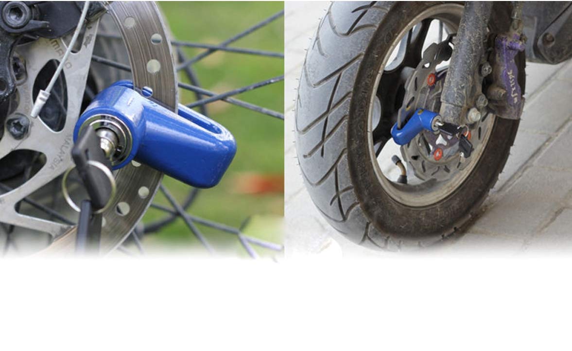1514 Wheel Padlock Disc Lock Security for Motorcycles Scooters Bikes - SkyShopy