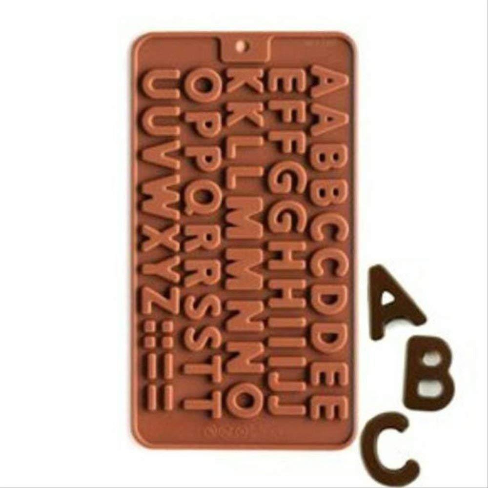 3308 Alphabet Birthday Silicone Chocolate Mold Candy - SkyShopy