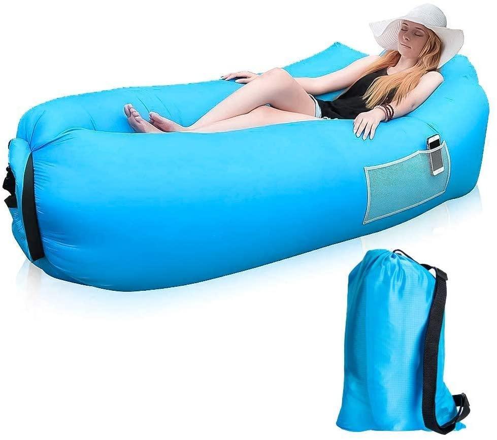 0868 Camping Inflatable Lounger Sofa - SkyShopy