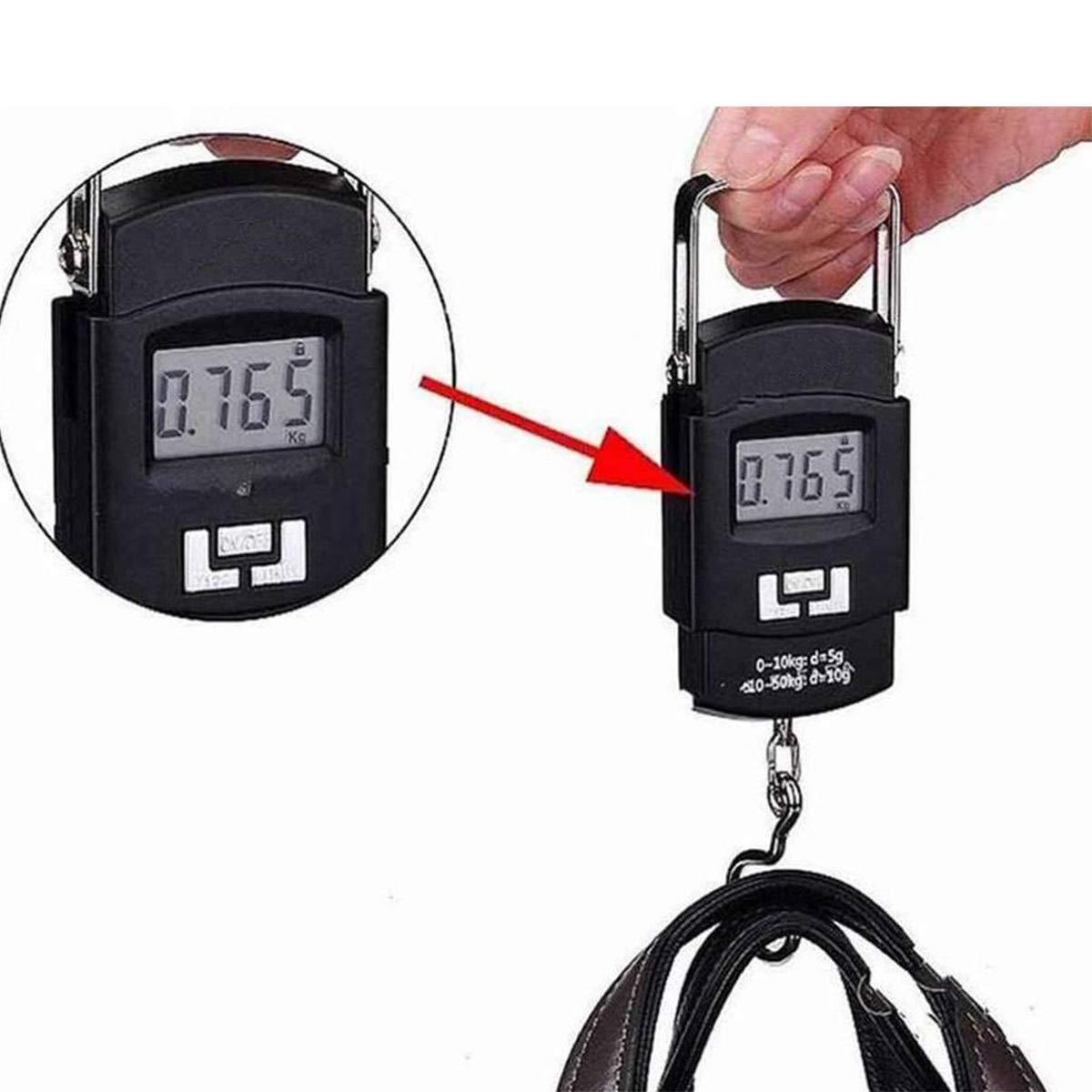 0549 Digital Portable Hook Type Weighing Scale (50 kg, Multicolor) - SkyShopy