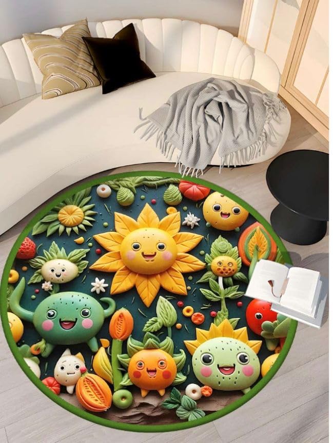 SkyShopy 3D Visual Anti-Slip Super Absorbent Floor Mat Diatomaceous Earth Bath Mat with 3D Cartoon Printed Design, Easy to Clean Soft Diatom Mud Entrance &Bathroom (multidesing & Color)