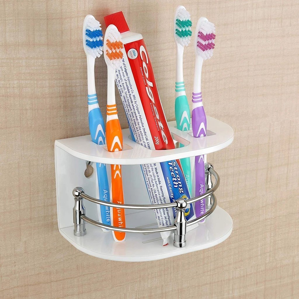 0697 Multi Purpose Tooth Brush Holder/Tooth Paste Stand   (H-107) - SkyShopy