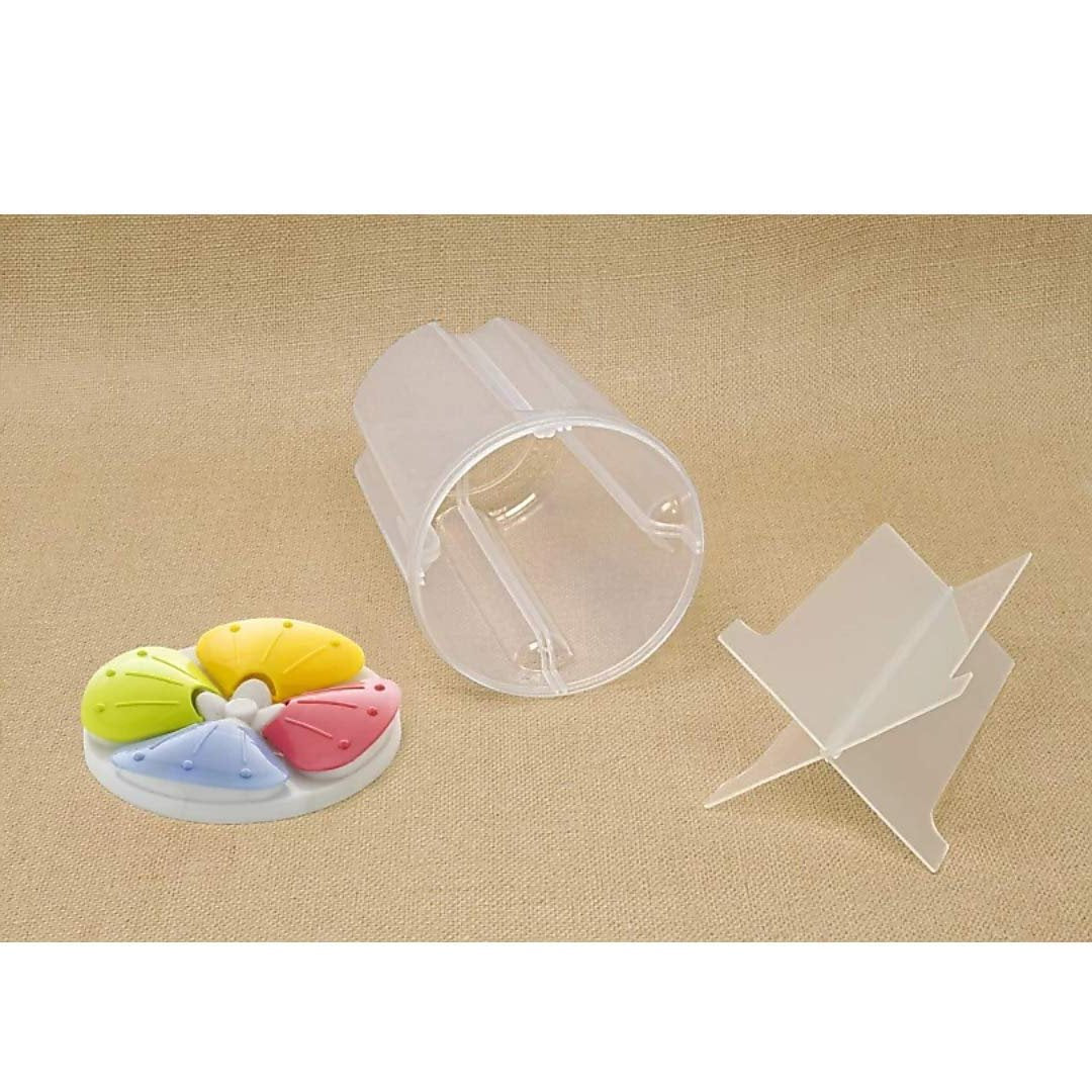 0799 4 Section Transparent Storage Container for Kitchen (2200 ml) - SkyShopy
