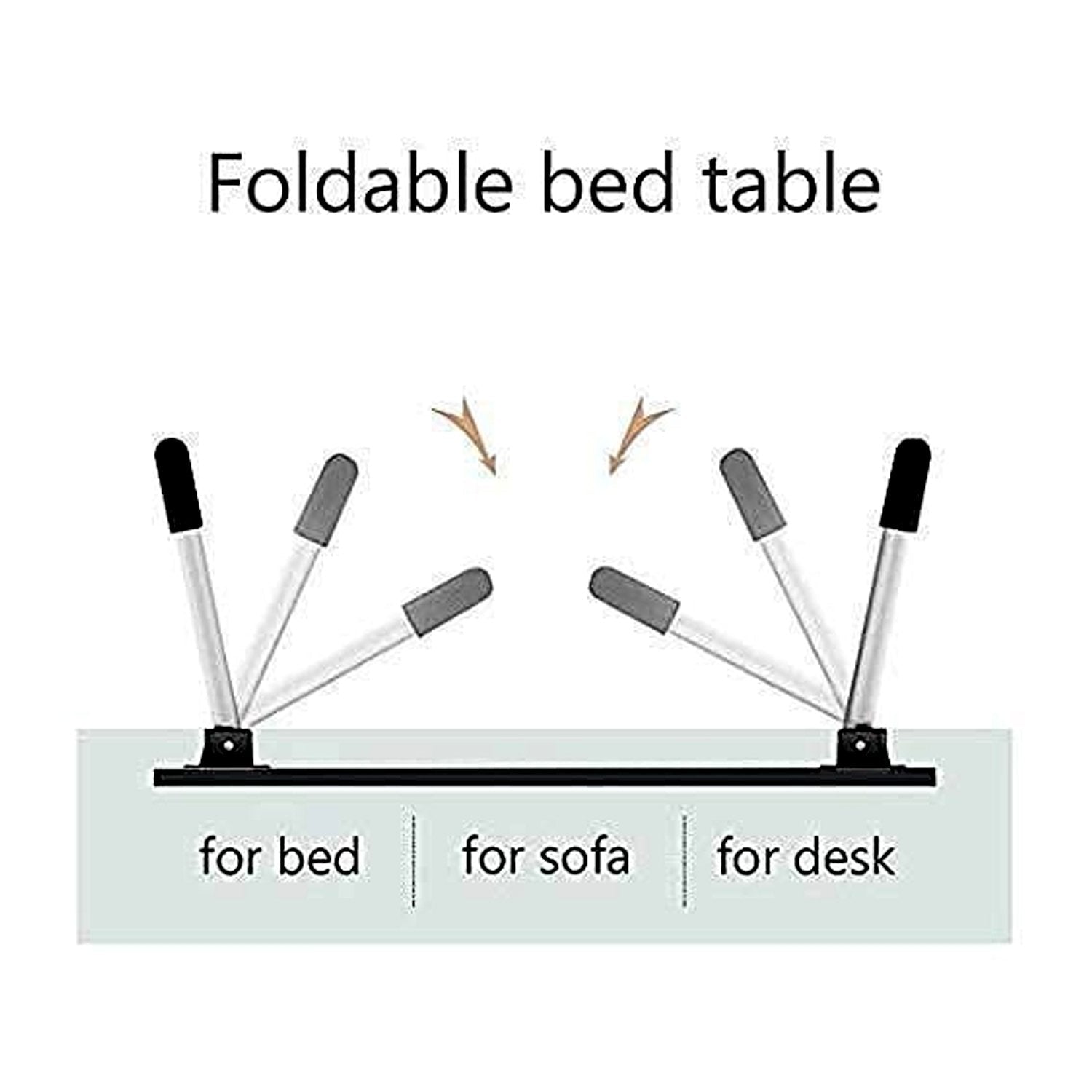 8033 Orange Multipurpose Foldable Laptop Table with Cup Holder (With Box) DeoDap