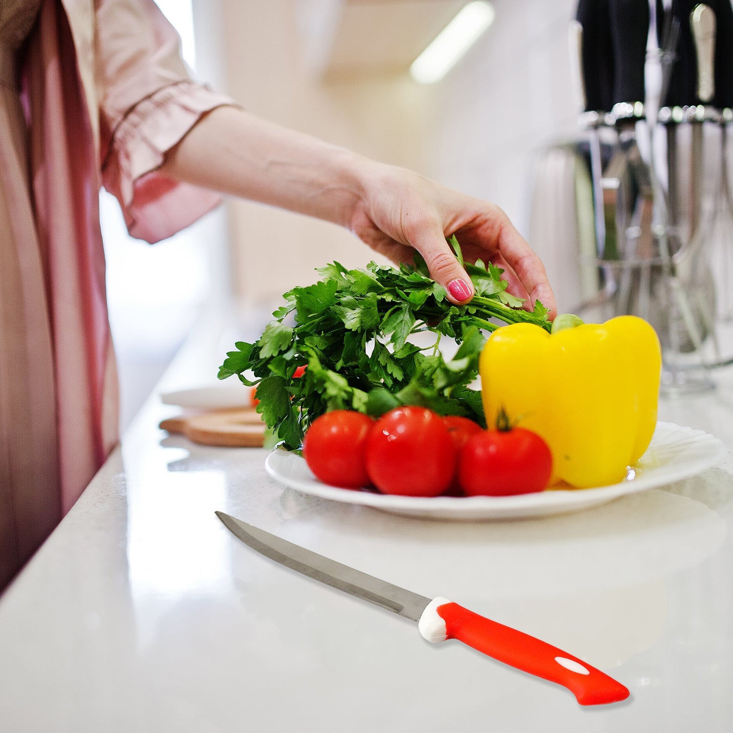 2203 Stainless Steel Fruit and Vegetable Sharp Knife DeoDap