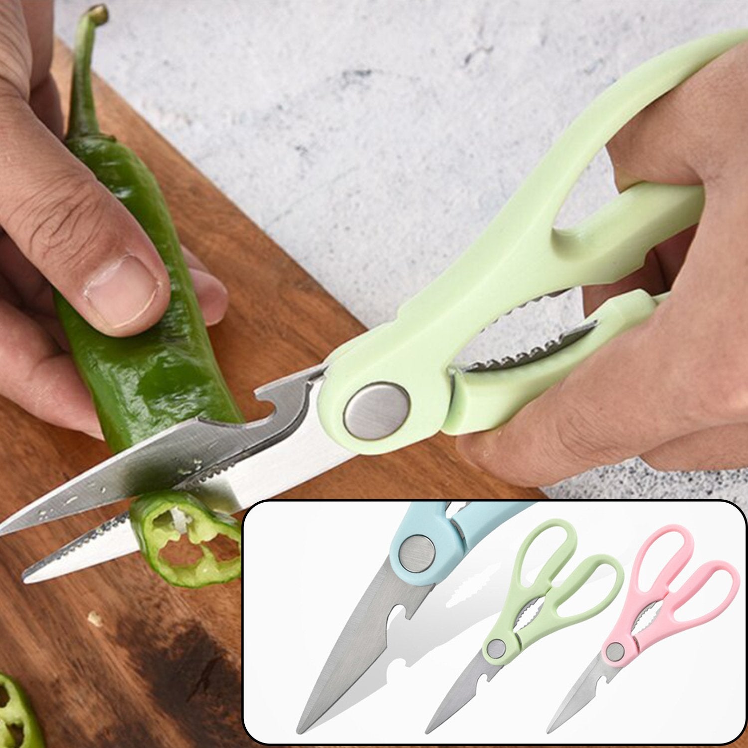 0561A Multipurpose Kitchen/Household/Garden Scissor  (Color may vary)