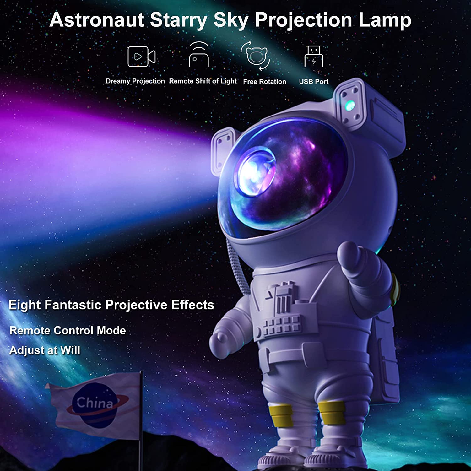 Robot Sky Space Stars Light Astronaut Galaxy Projector, Night lamp, Bedroom, Kids, galaxio,glaxy Projector,Remote Control for Adults, raksha bandhan Gift