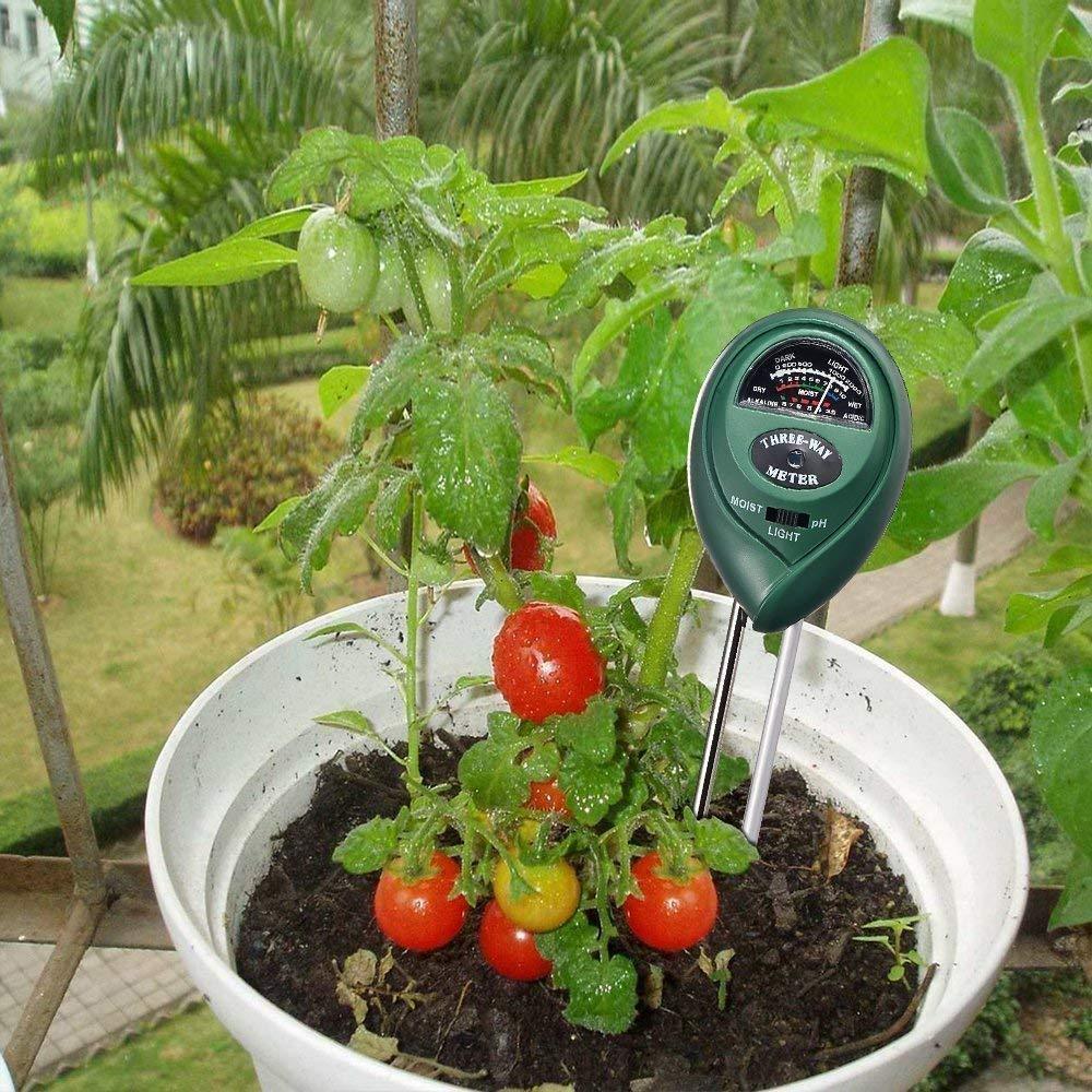 0473 Soil Tester 3-in-1 Plant Moisture Sensor (Green) - SkyShopy