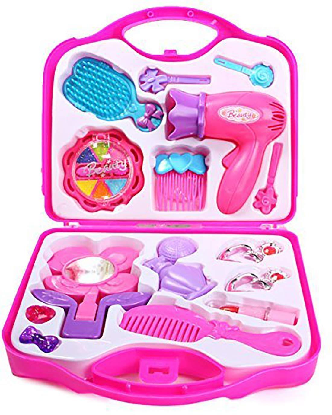 1908 Beauty Make up Set for Kids Girls with Fold-able Suitcase (Multicolour) - SkyShopy