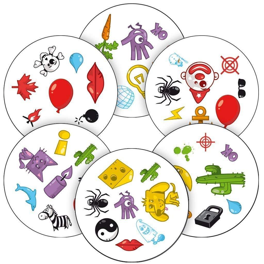 1082 Dobble Game for Children (Multicolour) - SkyShopy