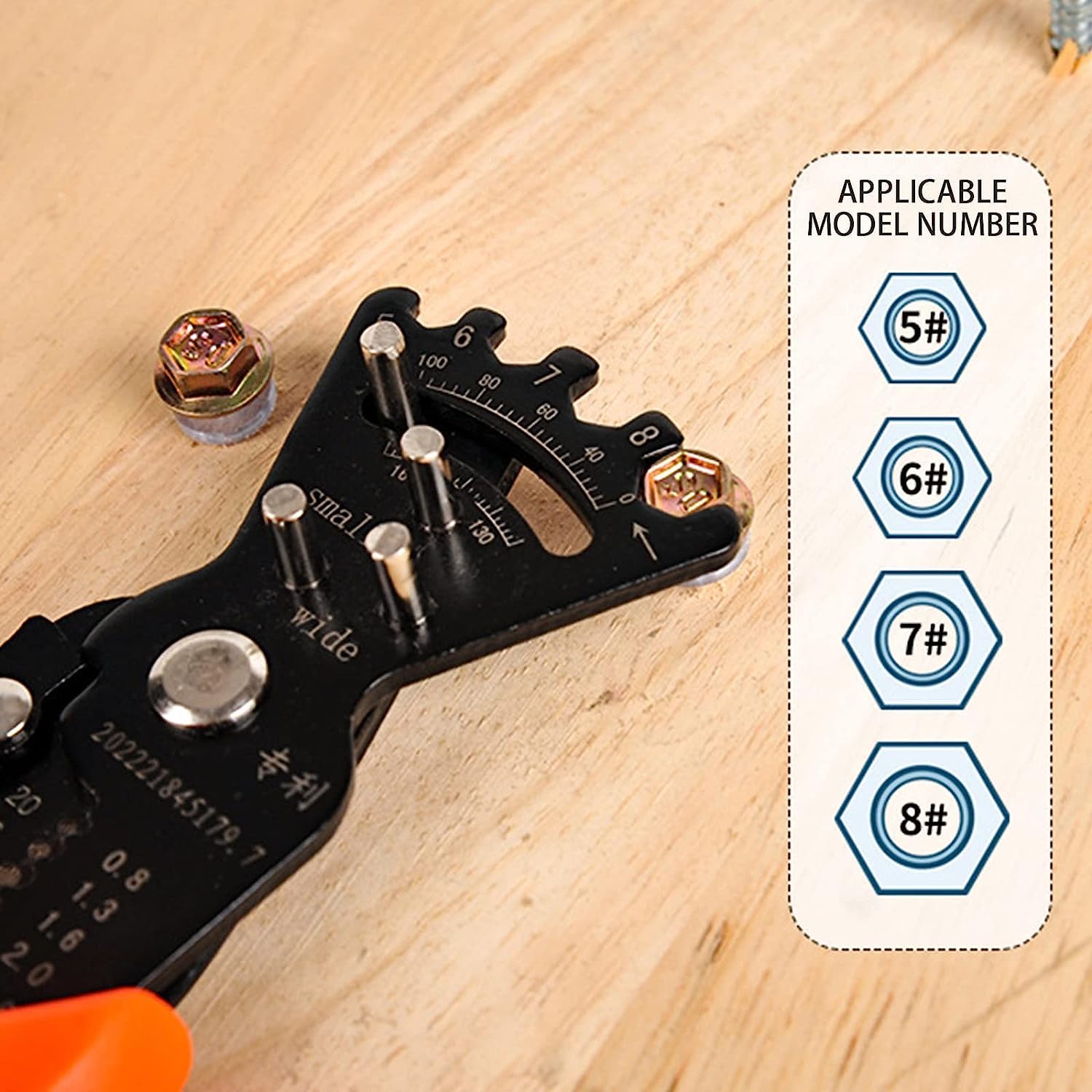 SkyShopy Wire Stripper Multifunctional Cable Stripper Wire Cutter Wire Crimper Professional Automatic Wire Stripping Pliers Tool for Wire Stripping Cutting Crimping Winding Wrench Tool (5 IN 1 Pliers)