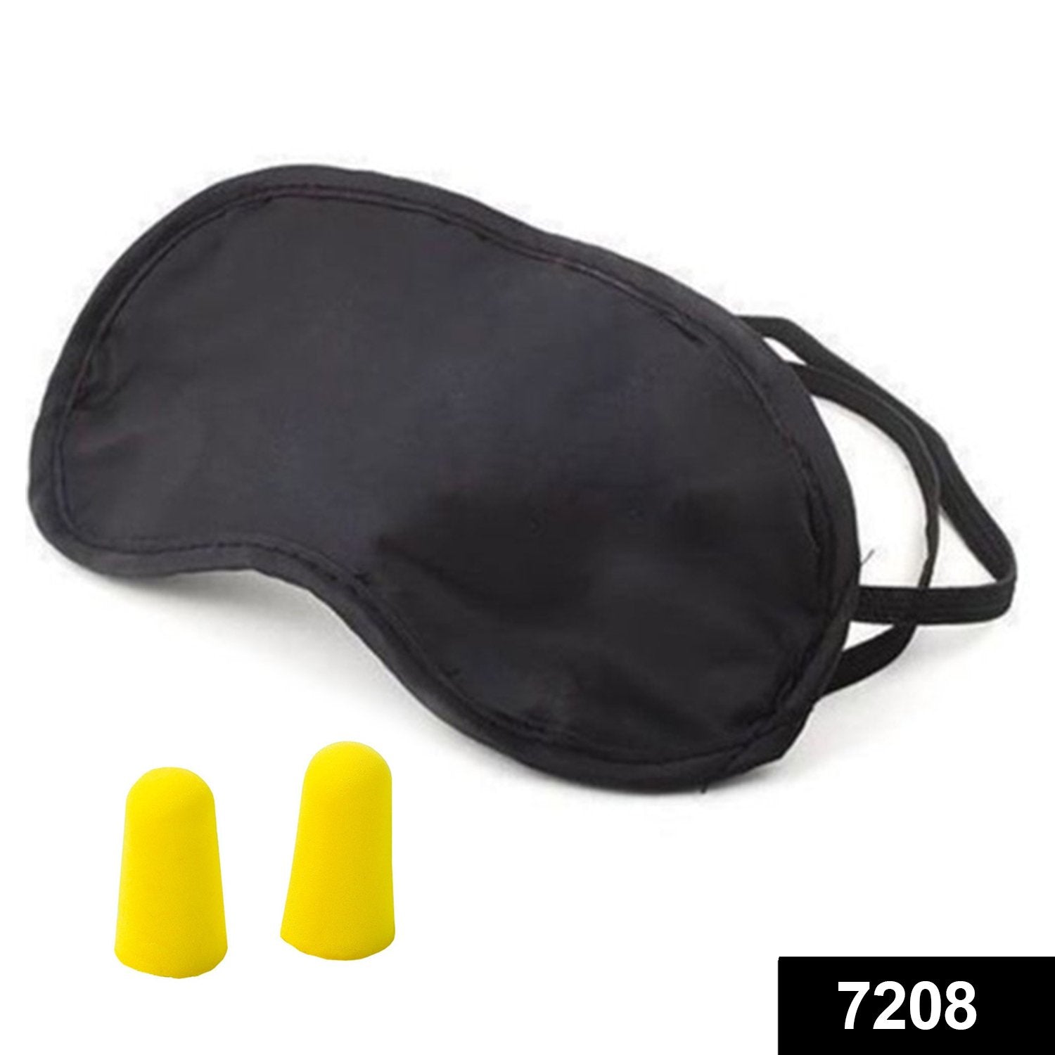 7208 Super Smooth Sleep Mask Eye Cover with earplugs