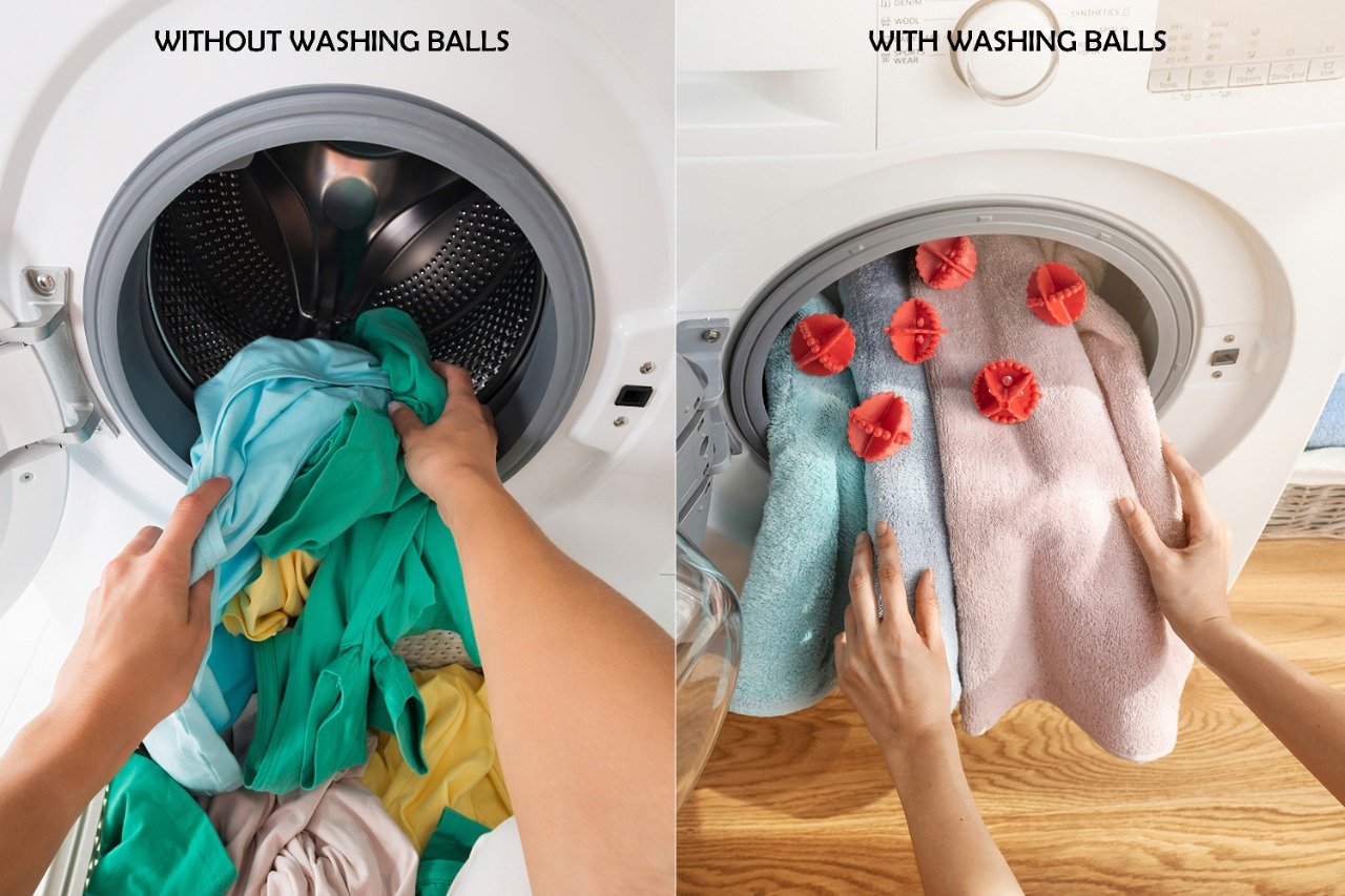 0207 Laundry Washing Ball, Wash Without Detergent (6pcs) - SkyShopy