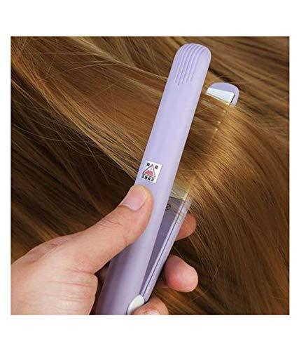 1215 Mini Portable Electronic Hair Straightener and Curler - SkyShopy