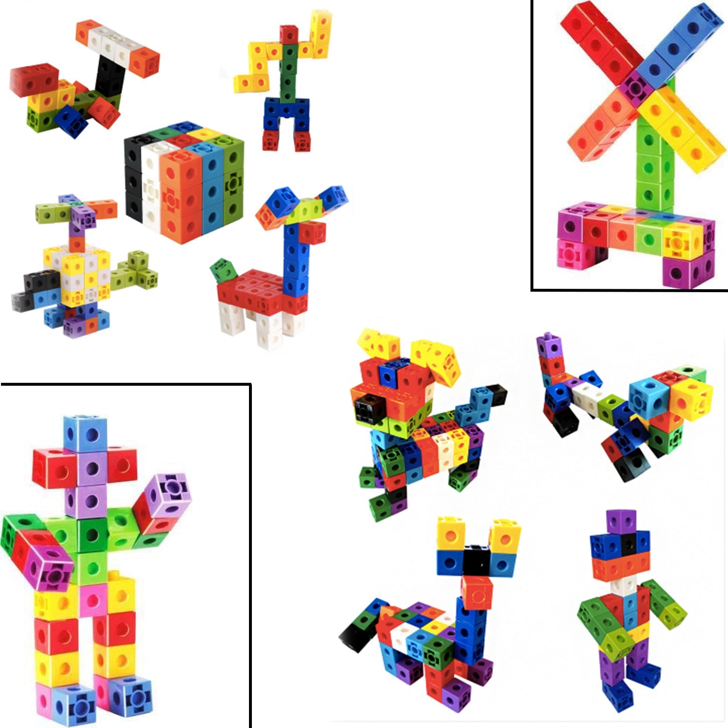 3913 120 Pc Cube Blocks Toy used in all kinds of household and official places specially for kids and children for their playing and enjoying purposes.