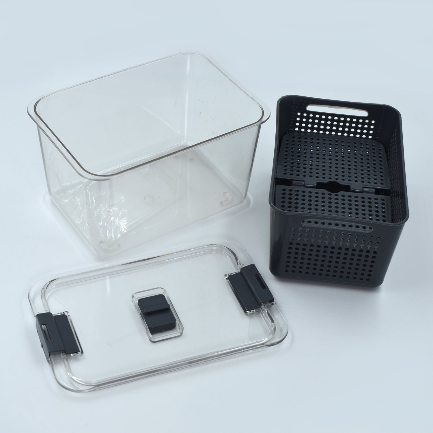 2826 Fordable Silicone Kitchen Organiser Fruit Vegetable Baskets Folding Strainers DeoDap