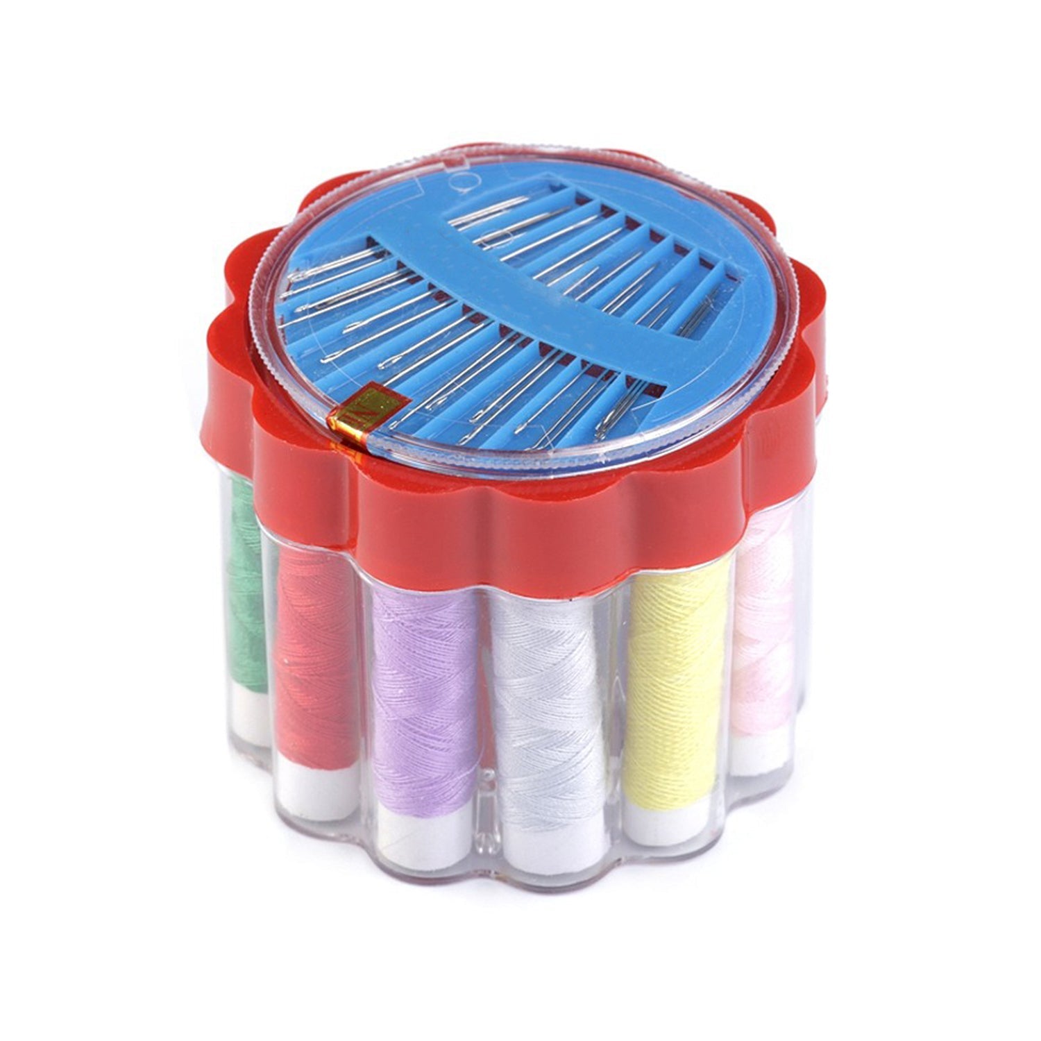 6050 24 Pc Sewing Box used in storing of thread roles and sewing stuff including all home purposes.