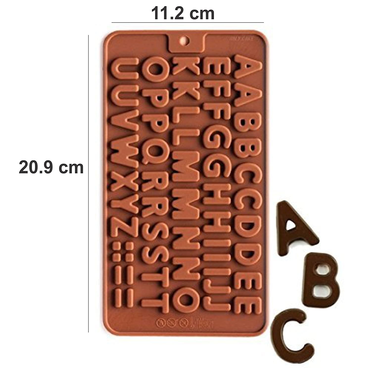 3308 Alphabet Birthday Silicone Chocolate Mold Candy - SkyShopy