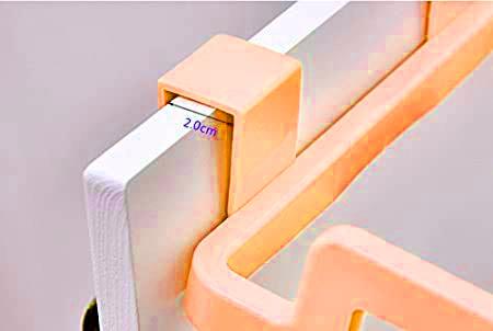 1170 Kitchen Plastic Garbage Bag Rack Holder (Orange Color) - SkyShopy