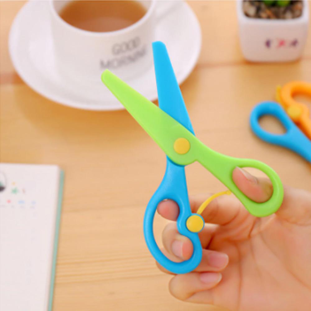 1569 Kids Handmade Plastic Safety Scissors Safety Scissors - SkyShopy