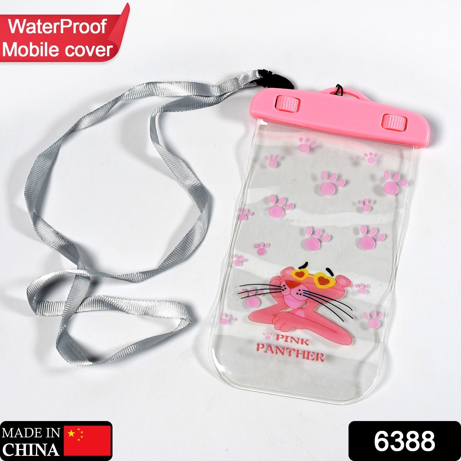 6388 Waterproof Pouch Zip Lock Mobile Cover Under Water Mobile Case For All Type Mobile Phones DeoDap