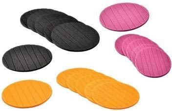 2127 Coasters Round Heat Resistant Pads Flexible for Home Kitchen Tools Tableware (3 pack) - SkyShopy