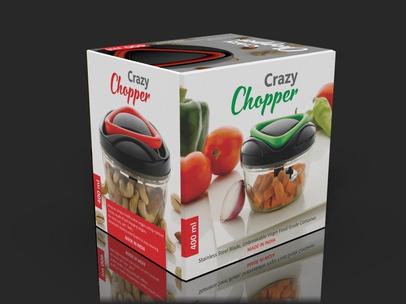 2083  Kitchen New Handy Plastic Crazy Chopper