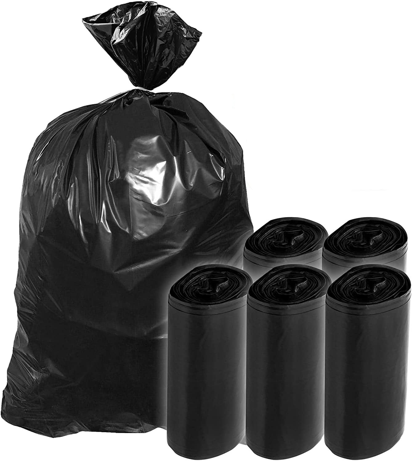 1504 Disposable Eco-friendly Garbage/Dustbin/Trash Bag (Pack of 30) (Size 19X21) - SkyShopy