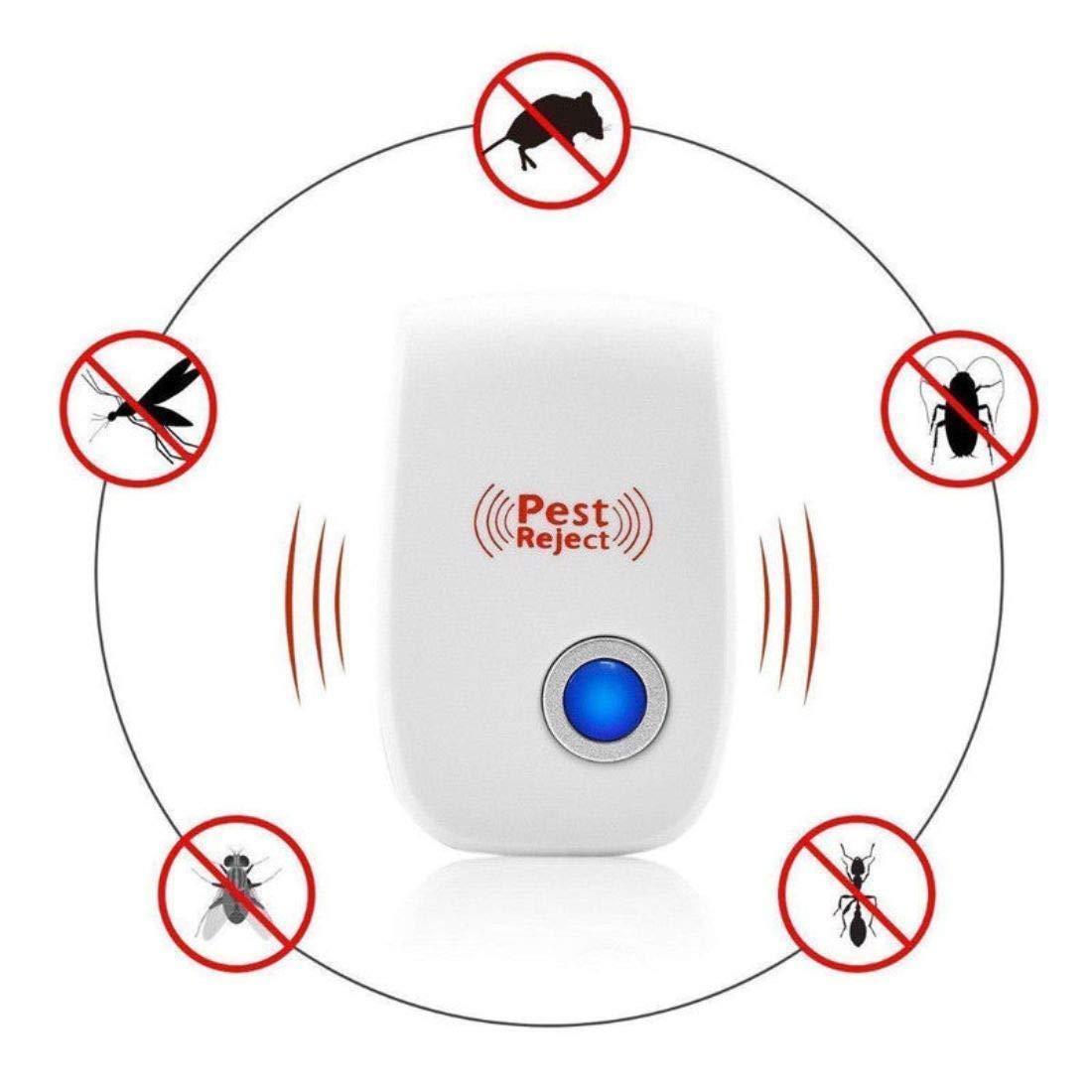 1260 Ultrasonic Pest Repeller to Repel Rats, Cockroach, Mosquito, Home Pest & Rodent - DeoDap