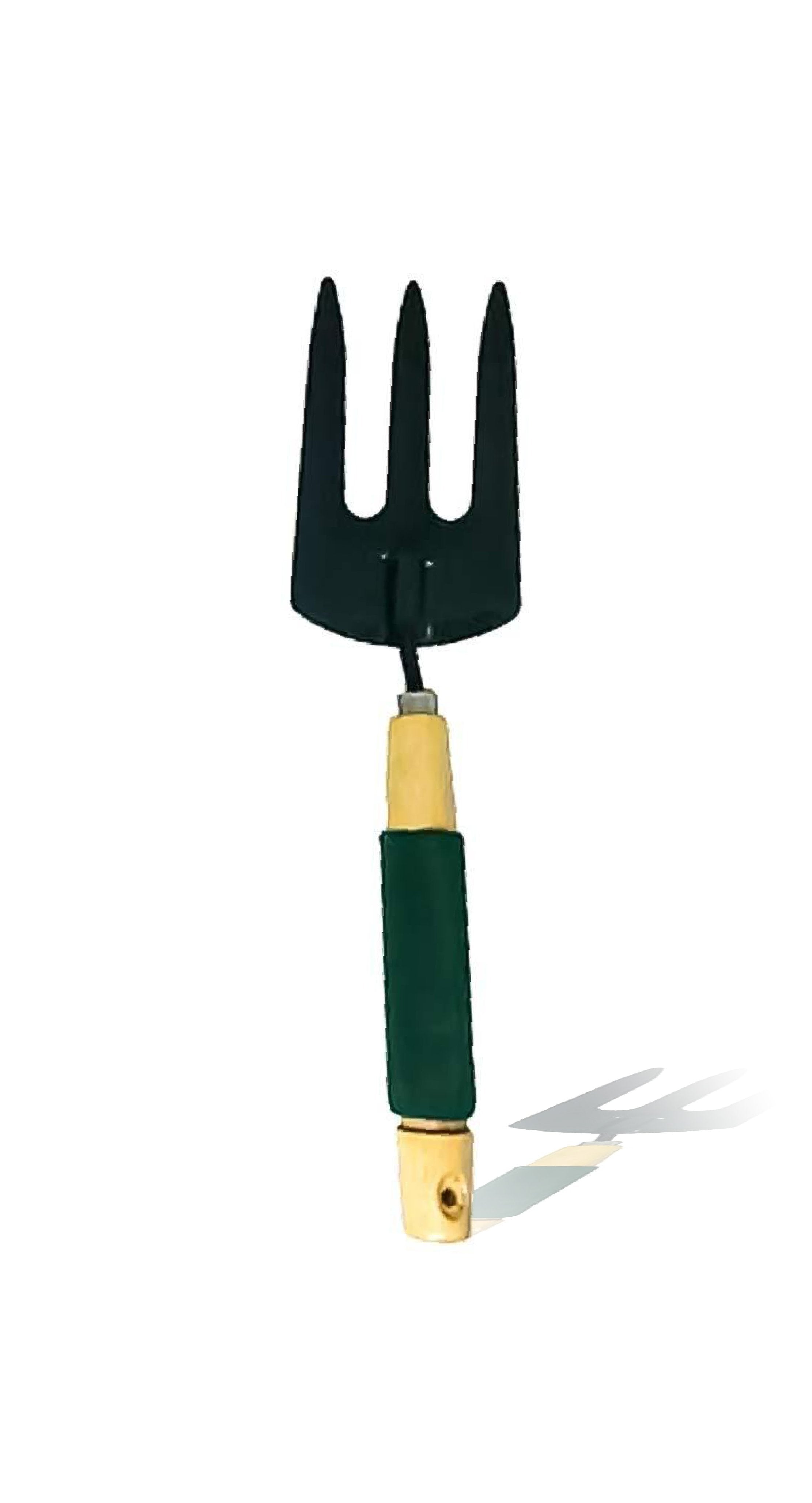 1505 Gardening Tool Wood Handle Cultivator Trowel Forks Tool Set (3 pack) - SkyShopy
