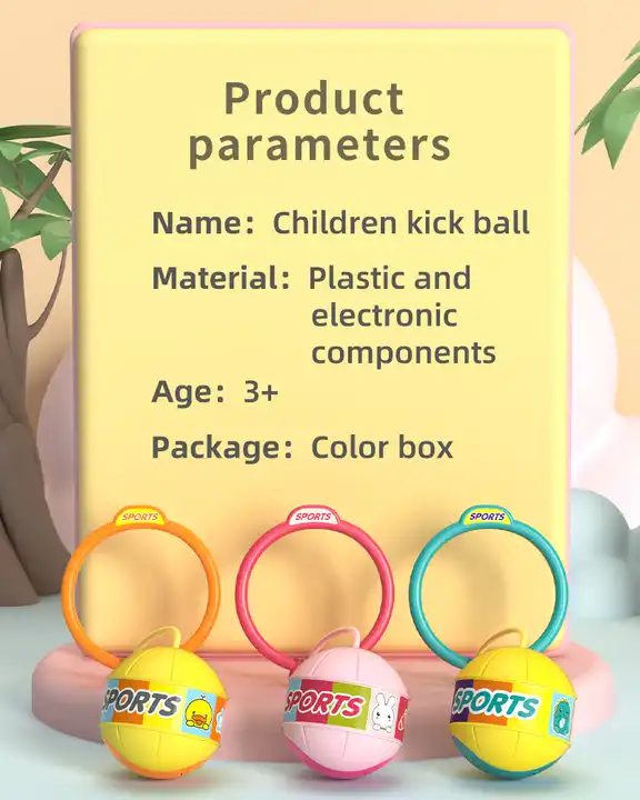 SkyShopy Direct Jumping Hopper Ball Family Toys Parent-child Game Sport Ball With light Swing Ankle Skip Ball